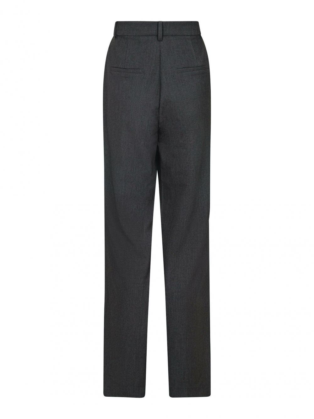 Dame Atlanta Tailored Pants Dark Grey Melange | Neo Noir Bukser