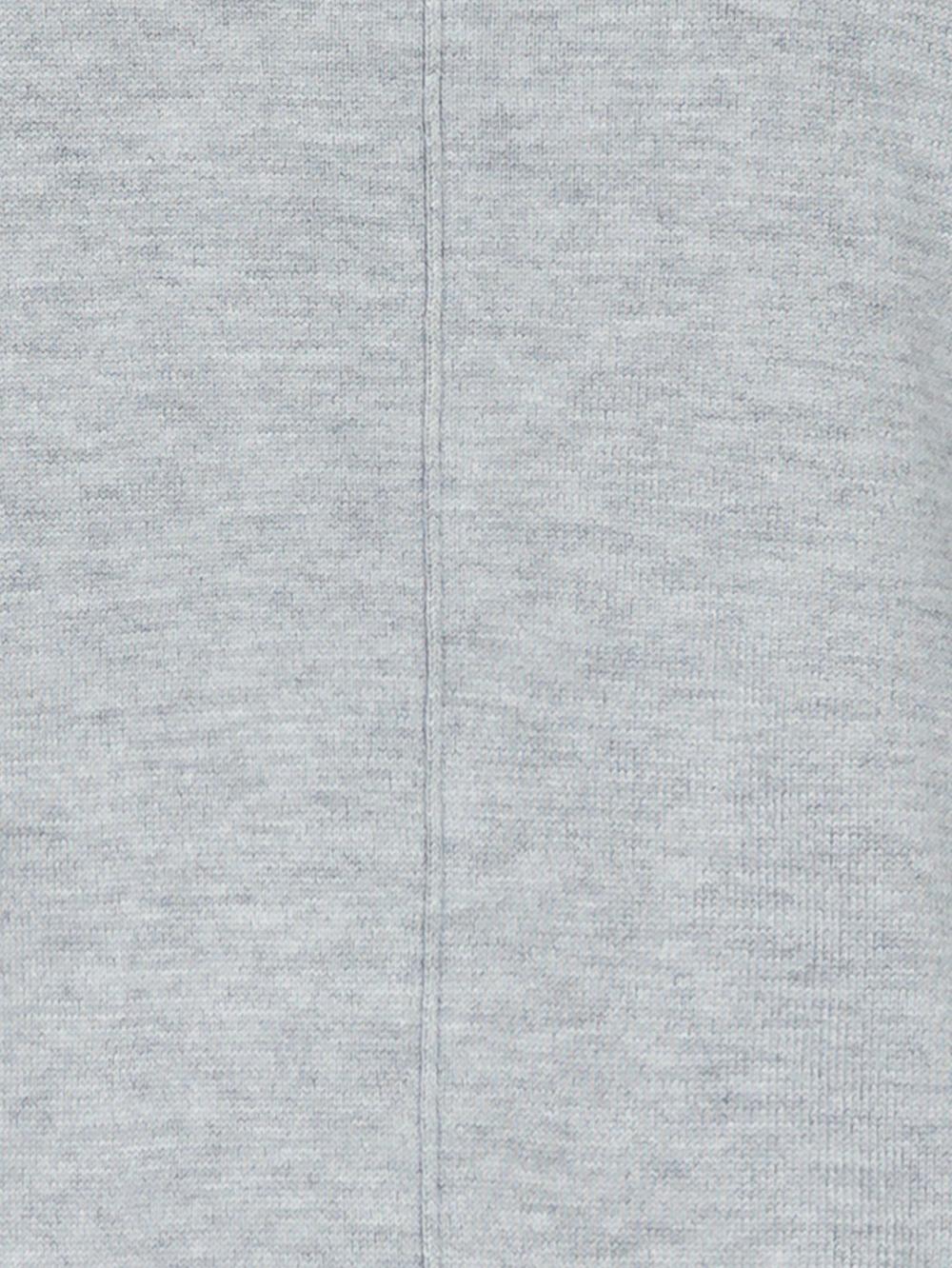 Dame Binni Solid Knit Blouse Light Grey | Neo Noir Strik