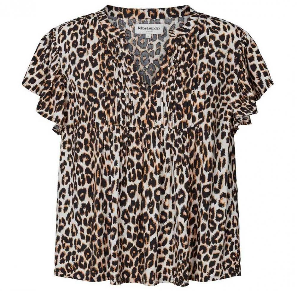 Dame Isabel Top Leopard Print | Lollys Laundry Toppe