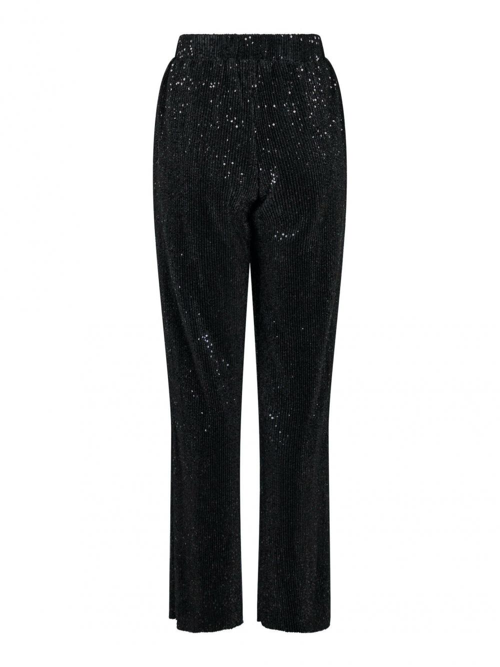 Dame Jona Glitter Pants Black | Neo Noir Bukser