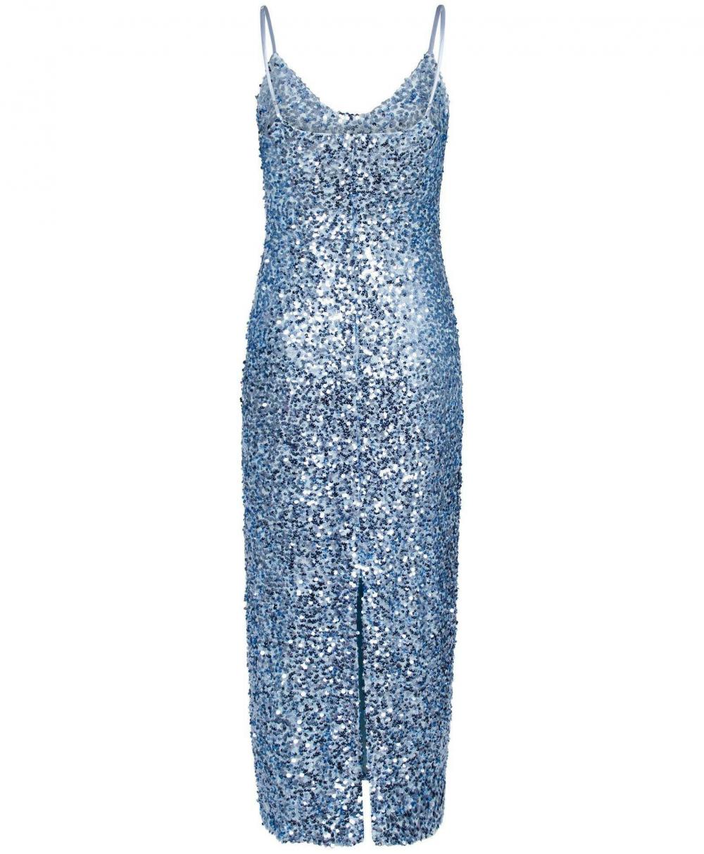 Dame Lydia Sequins Dress Light Blue | Neo Noir Kjoler