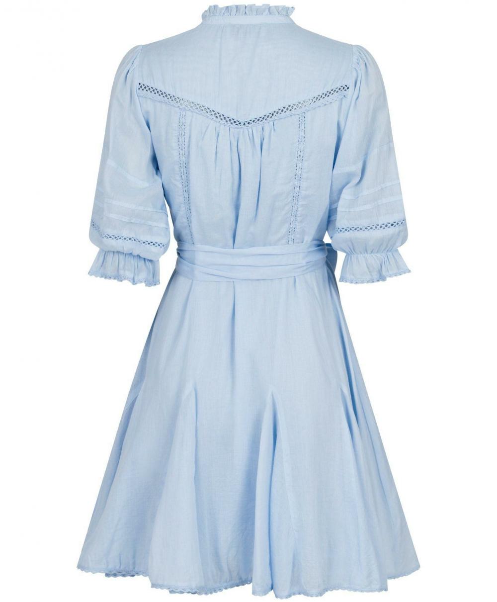 Dame Rigitta S Voile Dress Light Blue | Neo Noir Kjoler