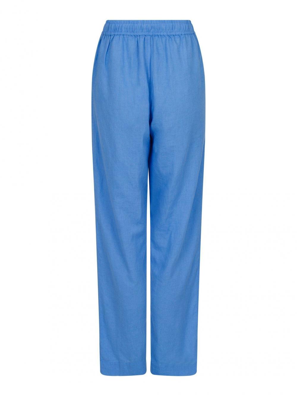 Dame Sonar Linen Pants Dusty Blue | Neo Noir Bukser