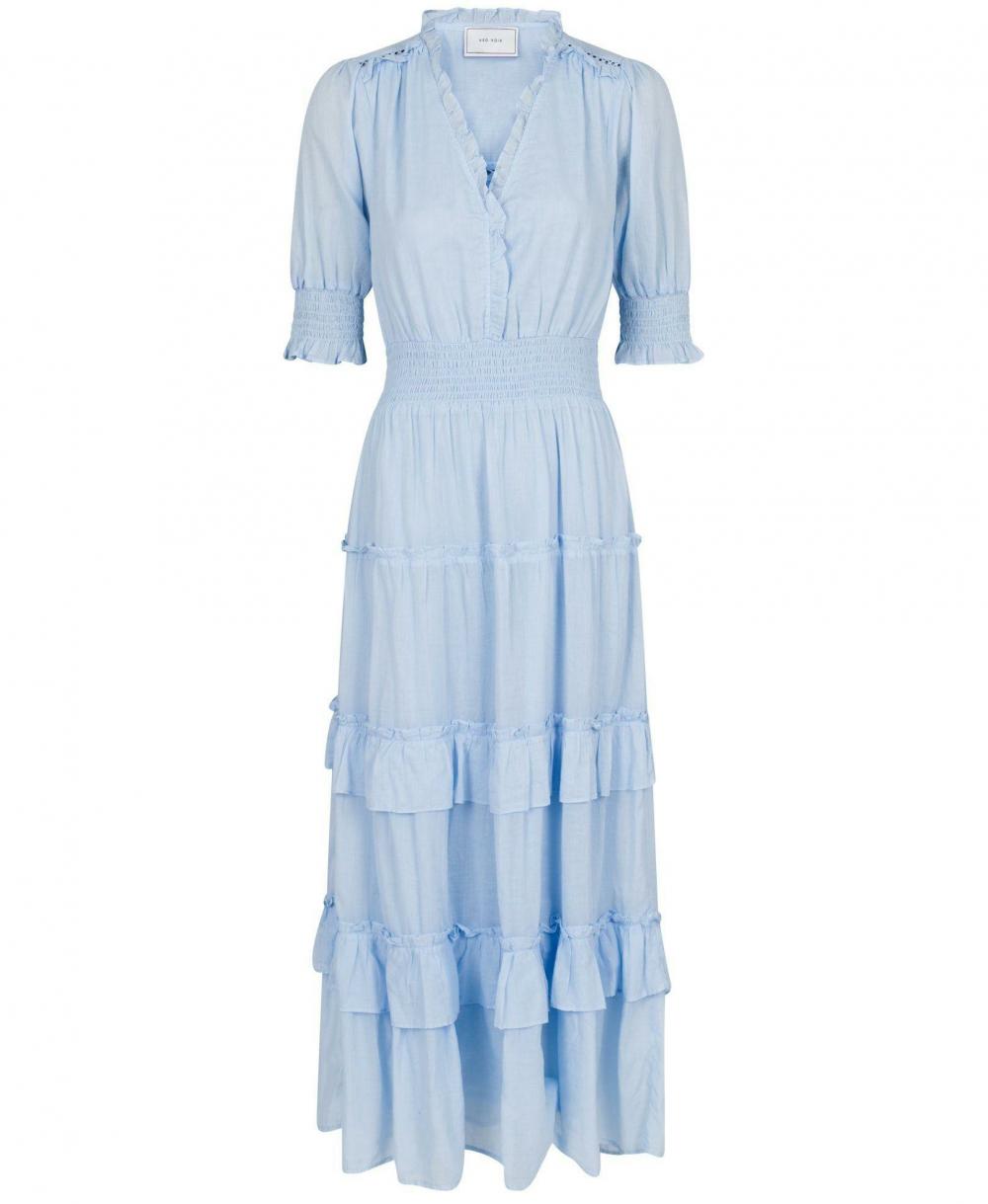 Dame Sophie S Voile Dress Light Blue | Neo Noir Kjoler