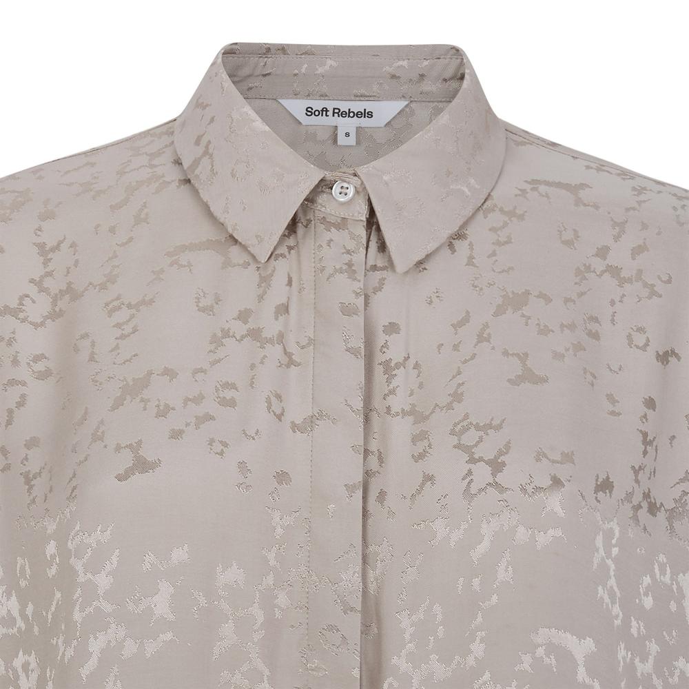 Dame SRSage Freedom SS Shirt Chateau Gray | Soft Rebels Bluser