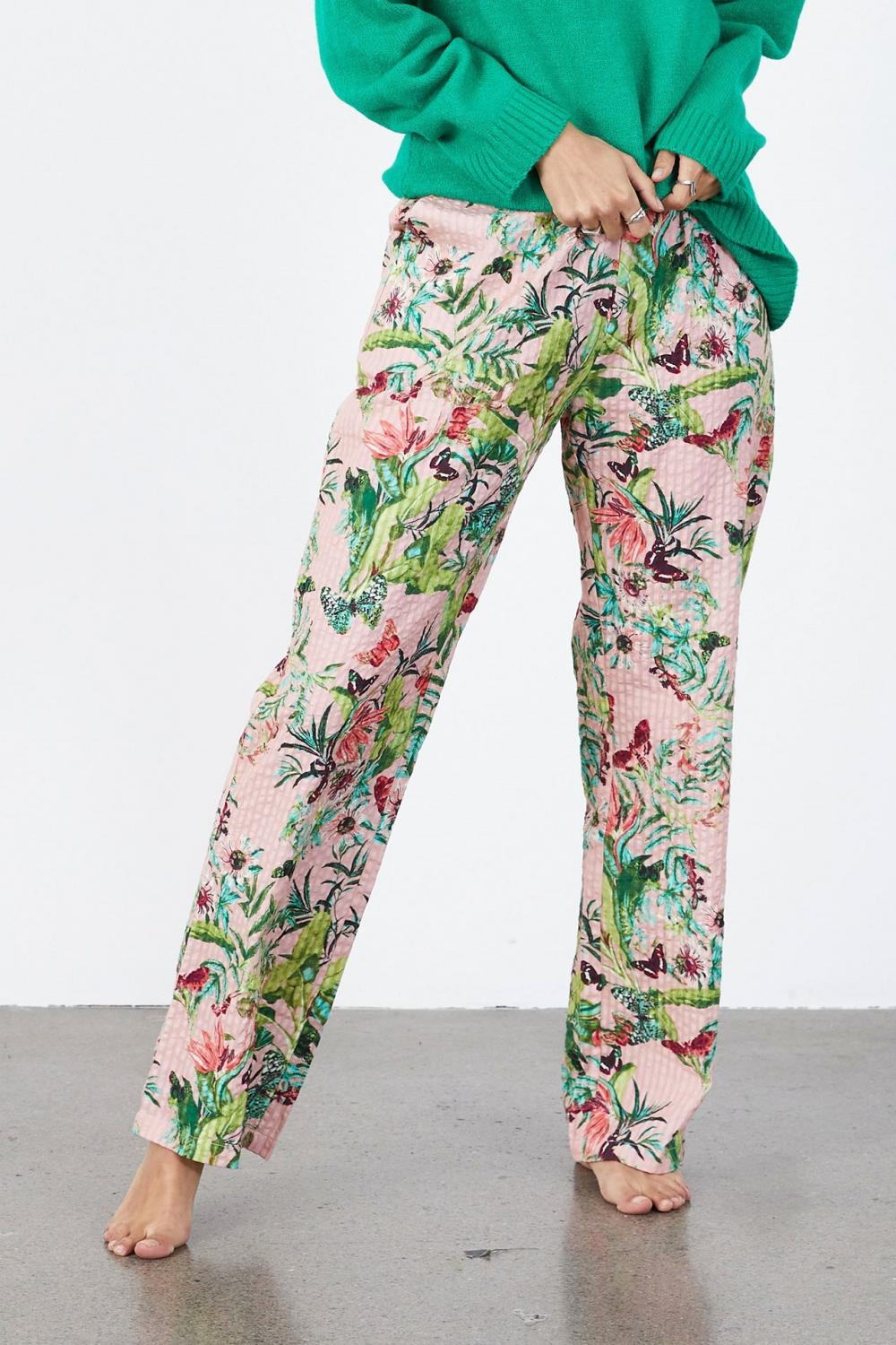 Dame Ted Pants Flower Print | Lollys Laundry Bukser