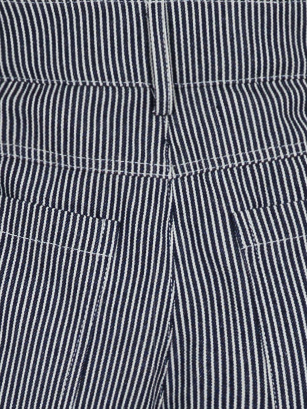 Dame Zuzan Stripe Pants Navy | Neo Noir Bukser